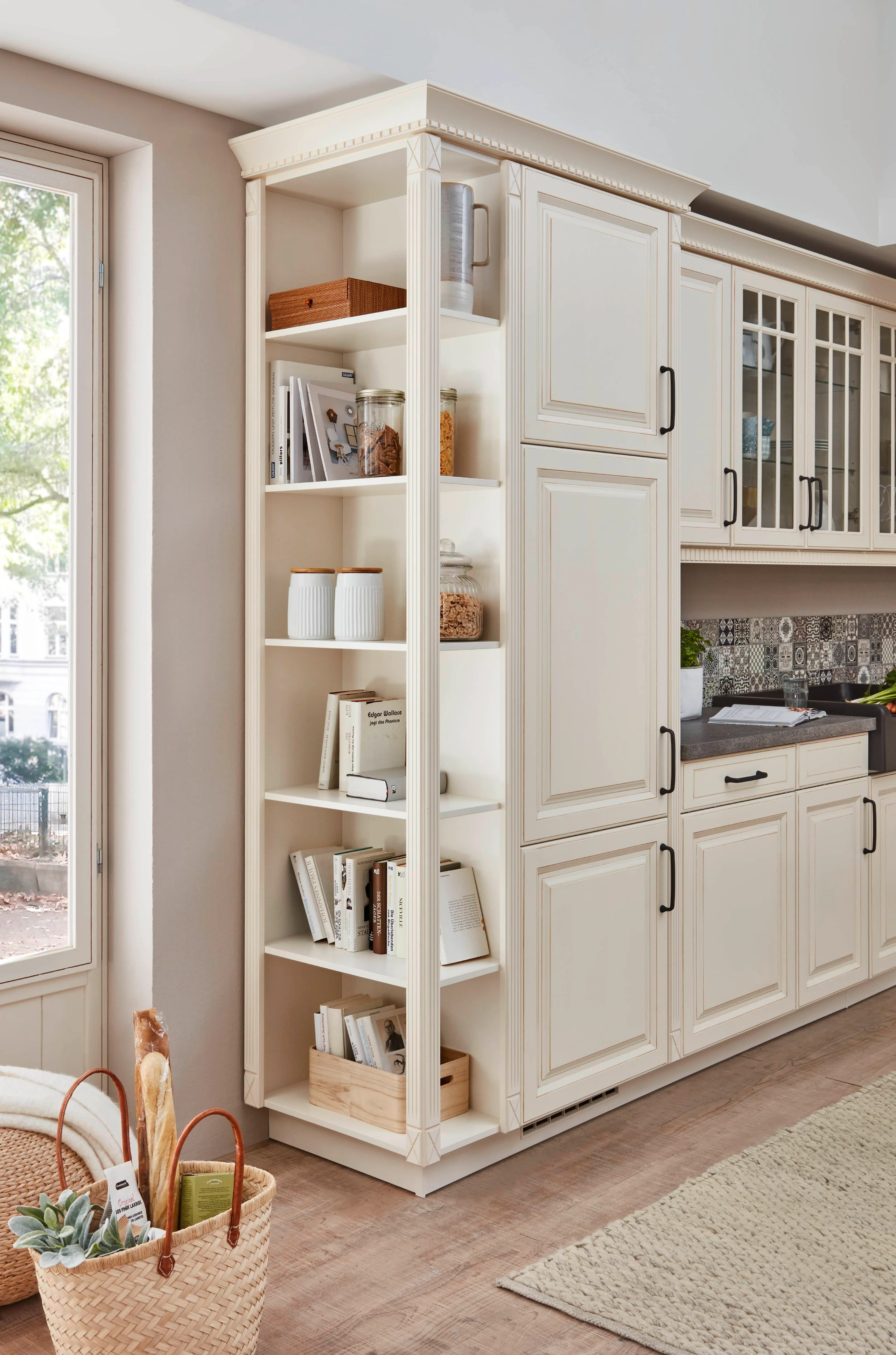 Traditional kitchen detail showing craftsmanship